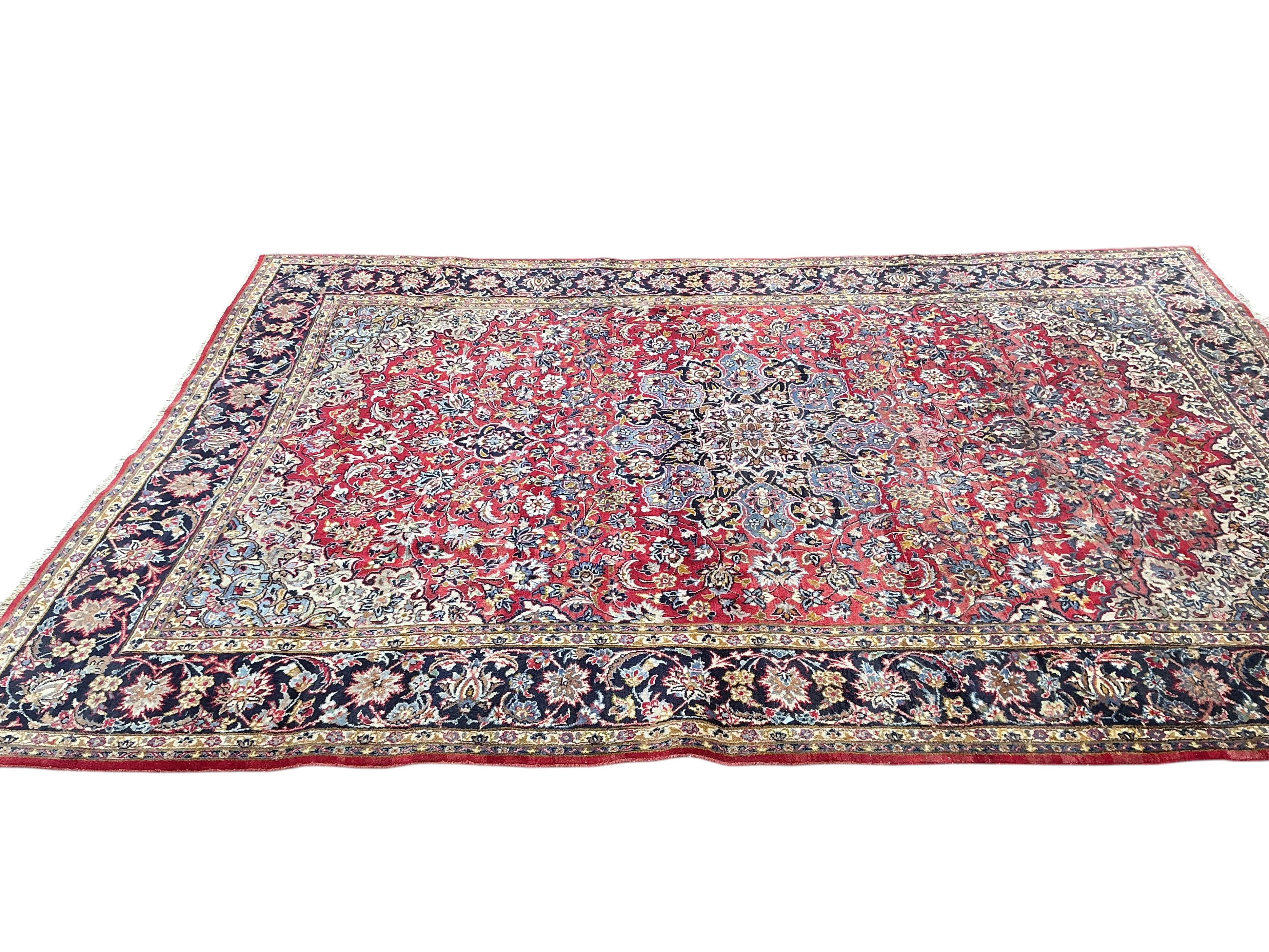 A Najafabad carpet, 376 x 274cm